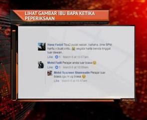 Lihat gambar ibu bapa ketika peperiksaan