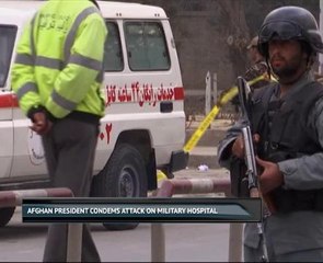 Afghan President condems attack on military hospital