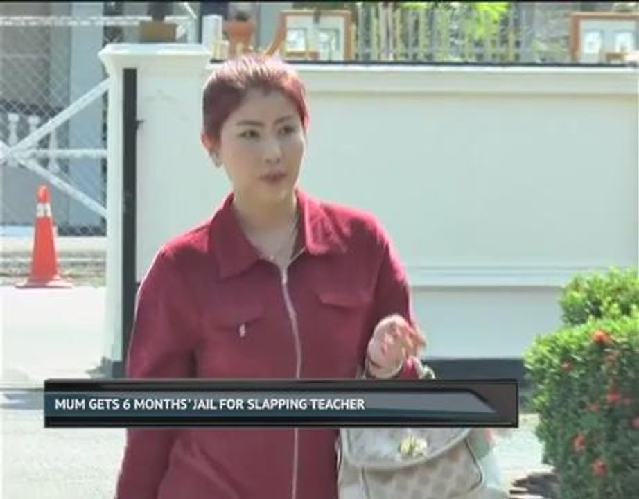 Mum gets 6 months' jail for slapping teacher