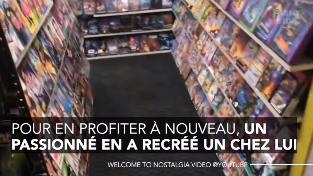 Nostalgie : Cet homme a recréé un vidéo-club tout droit sorti des années 90 dans sa cave !