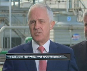 Turnbull: We are negotiating a trade deal with Indonesia