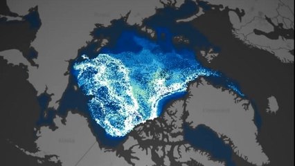 La fonte des glaces de l'Arctique observée dans une vidéo time-lapse