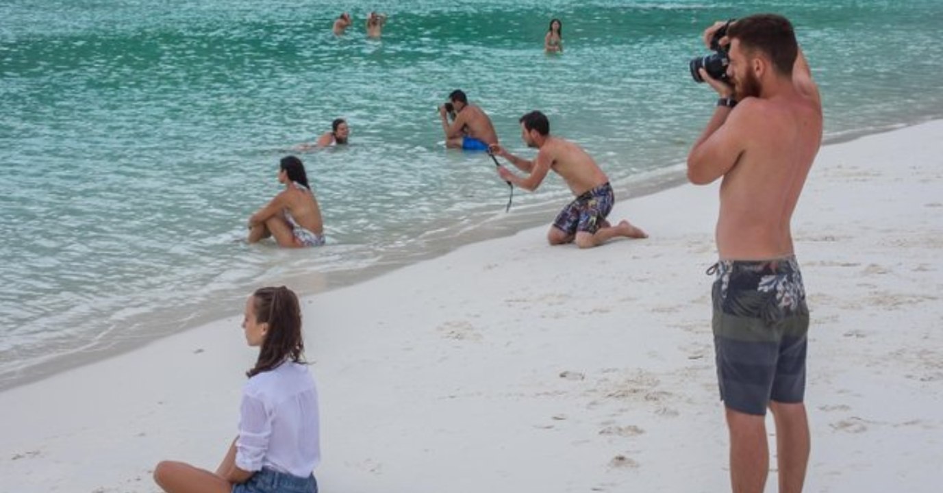 Finde den fehler: was stimmt nicht mit dem urlaubsbild?