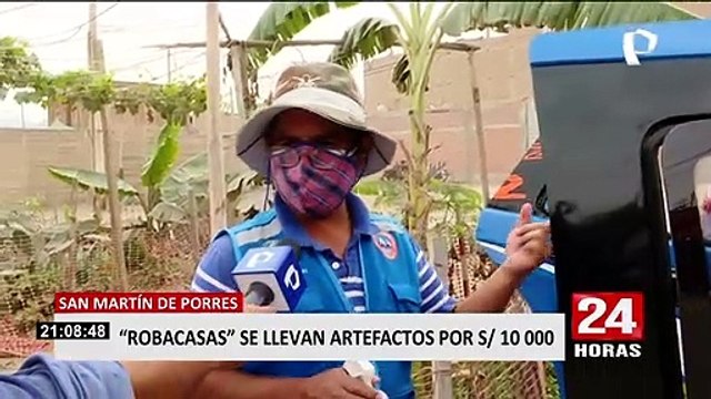SMP: delincuentes entran a casa y roban electrodomésticos valorizados en S/ 10 000