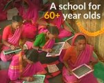 In Indian village, grandmothers taught to read and write