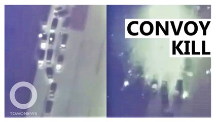 Ukraine Hitting Russian Convoys Hard With Drone Strikes