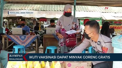 Ikuti Vaksinasi di Pemalang Dapat Minyak Goreng Gratis