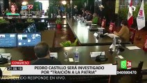 ¿Es viable la denuncia constitucional contra Pedro Castillo por traición a la patria?