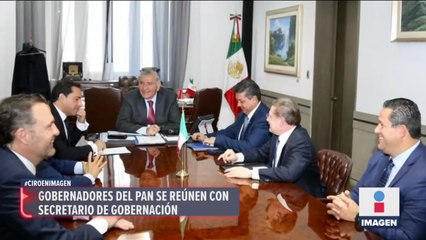 Adán Augusto López se reúne con gobernadores del PAN