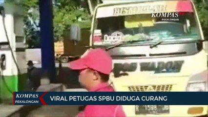 Viral Diduga Petugas SPBU Bermain Curang