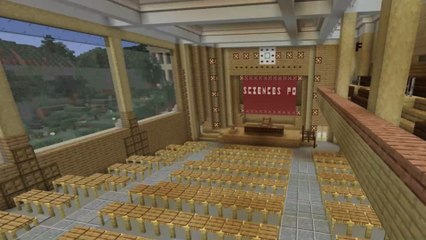 Minecraft : des étudiants recréent Sciences Po pour assister à leurs cours dans le jeu