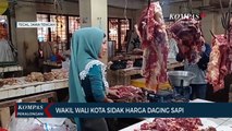 Wakil Wali Kota Tegal Sidak Harga Daging di Pasar