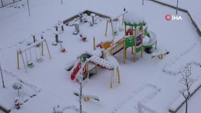 Kastamonu’da kar nedeniyle okullar tatil edildi