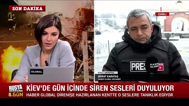 Haber Global Ukrayna'da! Murat Karataş Kiev'den aktarıyor