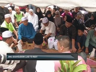 Jins Shamsuddin laid to rest