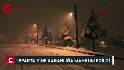 Isparta yine karanlığa mahkum edildi!