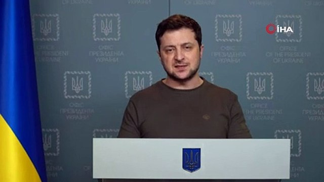 Ukrayna Devlet Başkanı Vladimir Zelenskiy, Rusya saldırılarının ilk haftasına dair değerlendirmelerde bulundu