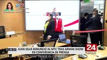 La renuncia del cuestionado Juan Silva al Ministerio de Transportes y Comunicaciones