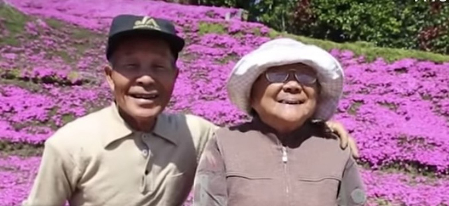 Endlose liebe: ein mann pflanzt einen wunderschönen garten für seine blinde frau