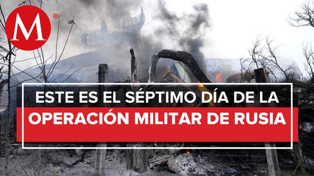 Se cumple una semana de los ataques bélicos de Rusia a Ucrania