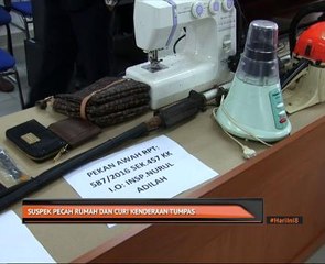 Suspek pecah rumah dan curi kenderaan tumpas