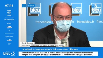 Ukraine : Hervé Reynaud, président de l'Association des Maires de France dans la Loire