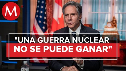 Blinken califica de irresponsable la retórica nuclear de Putin