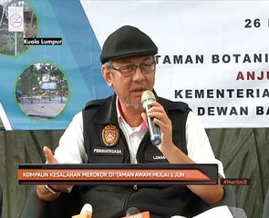 Kompaun kesalahan merokok di taman awam mulai 1 Jun
