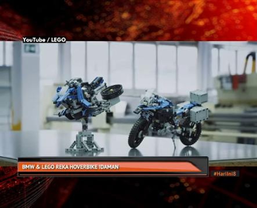 BMW & Lego reka Hoverbike idaman
