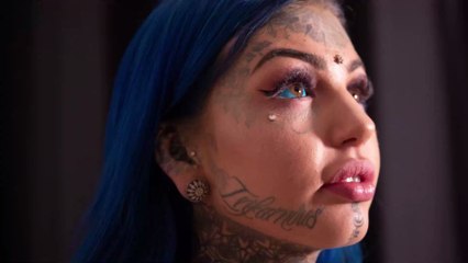 She's now covered head to toe in tattoos but this is what she looked like before all the ink