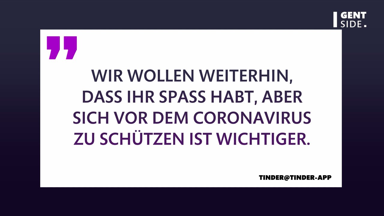 Corona-Tindern? Dating-Apps reagieren auf die Covid-19-Krise