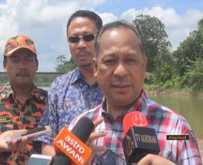 Hujan lebat punca air sungai deras