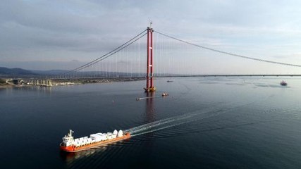1915 ÇANAKKALE KÖPRÜSÜ'NE YERLEŞTİRİLECEK TOP MERMİSİ FİGÜRLERİ GELİBOLU'DA