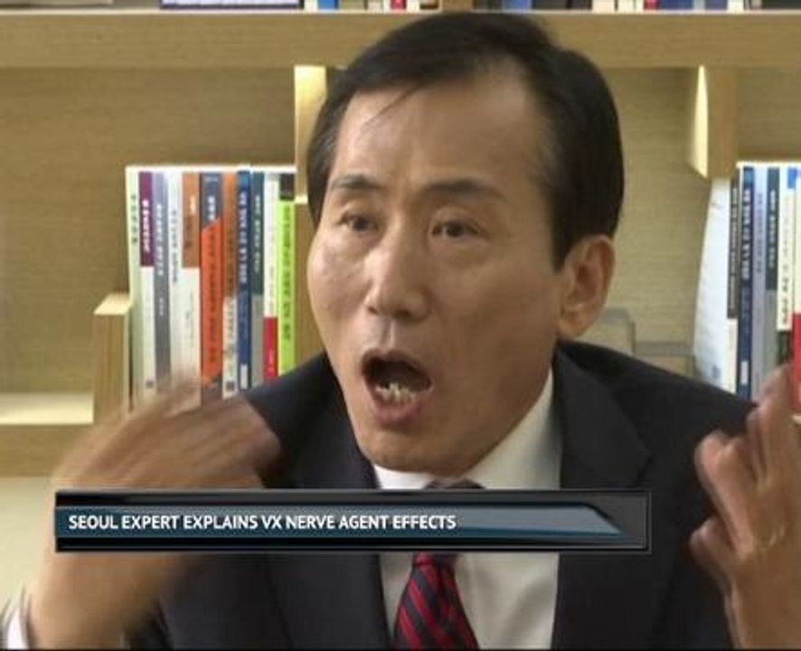 Seoul expert explains VX nerve agent effects
