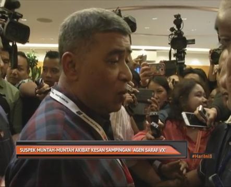 Suspek muntah-muntah akibat kesan sampingan 'Agen Saraf VX'