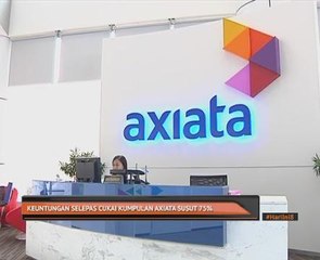 Keuntungan selepas cukai Kumpulan Axiata susut 75%