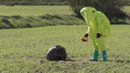Trois mystérieuses boules tombent du ciel en Espagne
