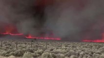 Waldbrände in Kalifornien: Mann filmt unglaublichen Feuertornado (VIDEO)