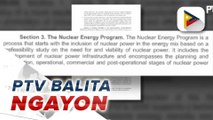 #PTVBalitaNgayon | Pangulong Duterte, nilagdaan ang E.O. 164 na magbubuo ng nuclear energy program sa bansa
