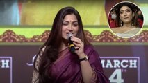 Kushboo Speech At Aadavaallu Meeku Johaarlu Pre release event | Filmibeat Telugu