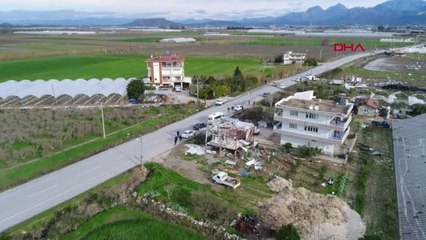 SERİK'E FIRTINA VE HORTUM; 'ÇOK BÜYÜK BİR AFET YAŞADIK'