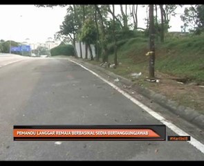 Pemandu langgar kanak-kanak berbasikal sedia bertanggungjawab