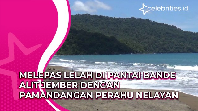 Melepas Lelah di Pantai Bande Alit Jember dengan Pamandangan Perahu Nelayan