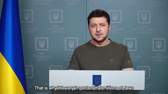Russian invasion of Ukraine - During this time, we have truly become one - Volodymyr Zelensky, president of Ukraine, shares a message of unity