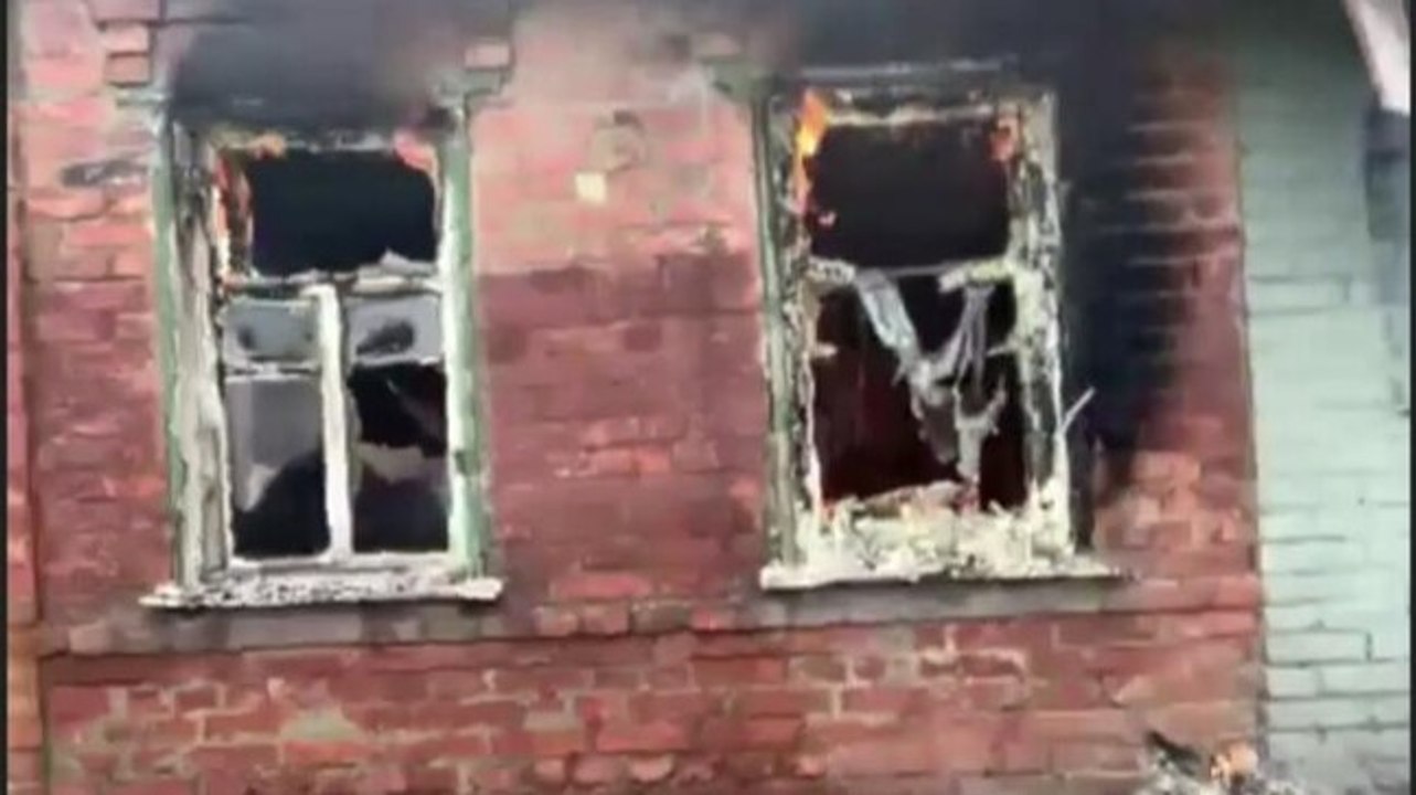 Watch: House in Ukraine's Kharkiv gutted in fire | Exclusive