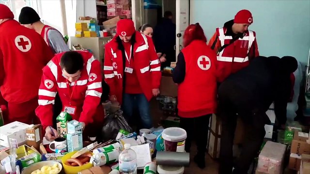 International Committee of the Red Cross (ICRC) in Mariupol, Ukraine