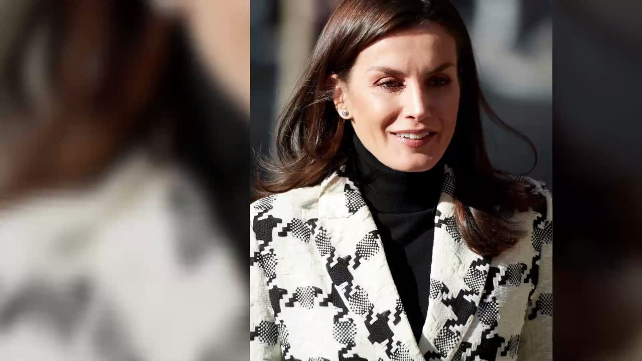 Eine königin in kunstleder: letizia von spanien mit rockigem look