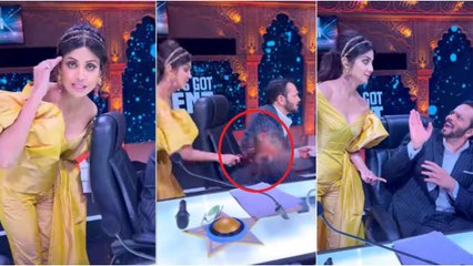 India's got Talent: Shilpa Shetty ने Rohit Shetty के हाथ पर फोड़ी बोतल, जानिए क्या थी वजह। FilmiBeat