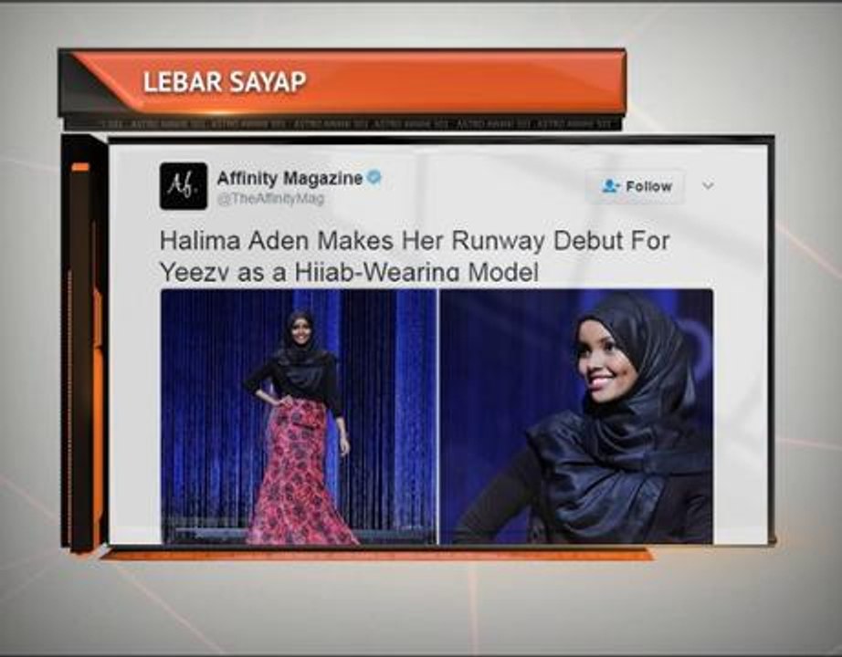 Halima Aden lebar sayap