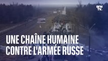 Guerre en Ukraine: les travailleurs d’une centrale nucléaire forment une chaîne humaine et bloquent l’arrivée des troupes russes